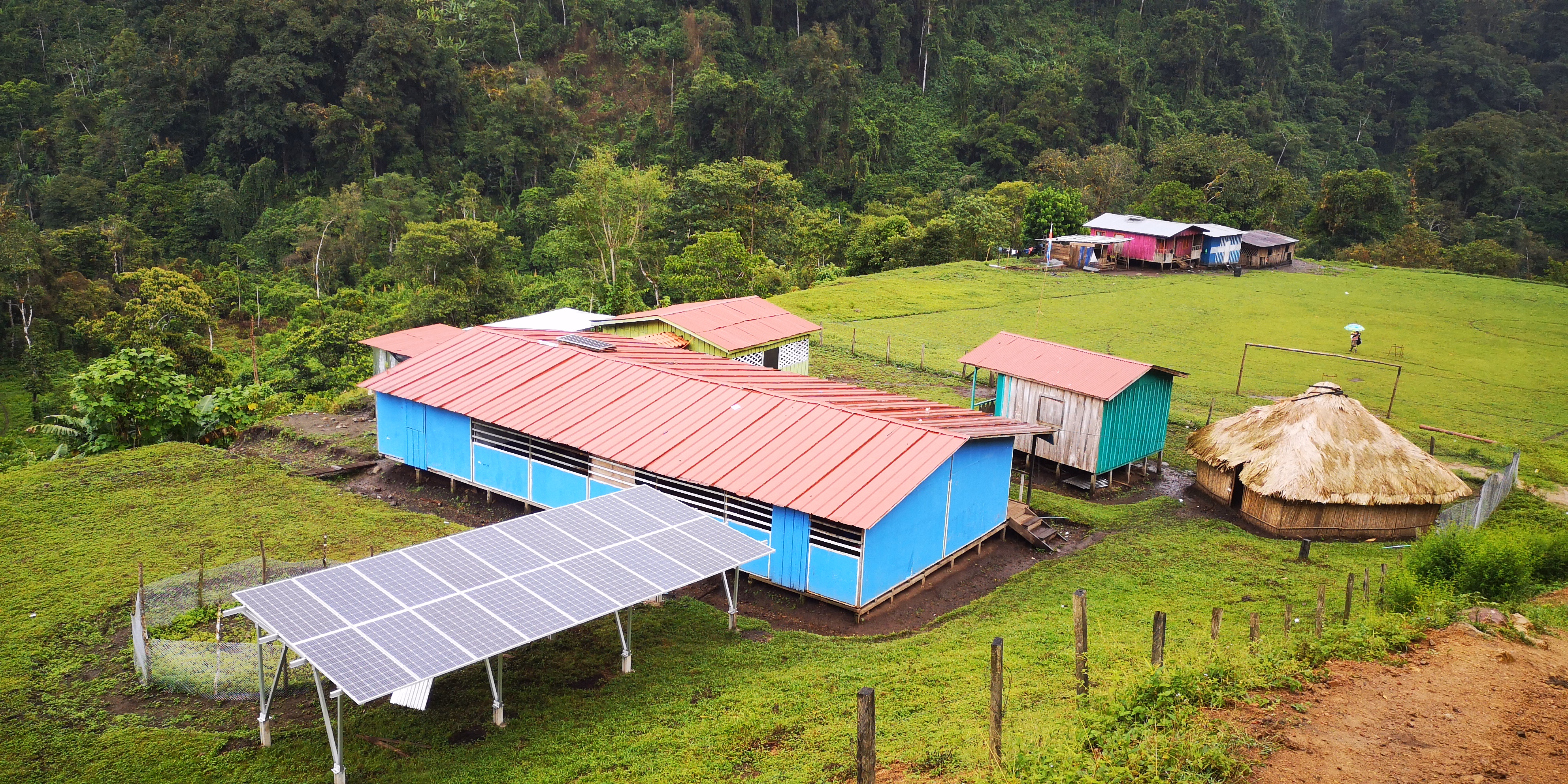 Proyecto solar en zona rural